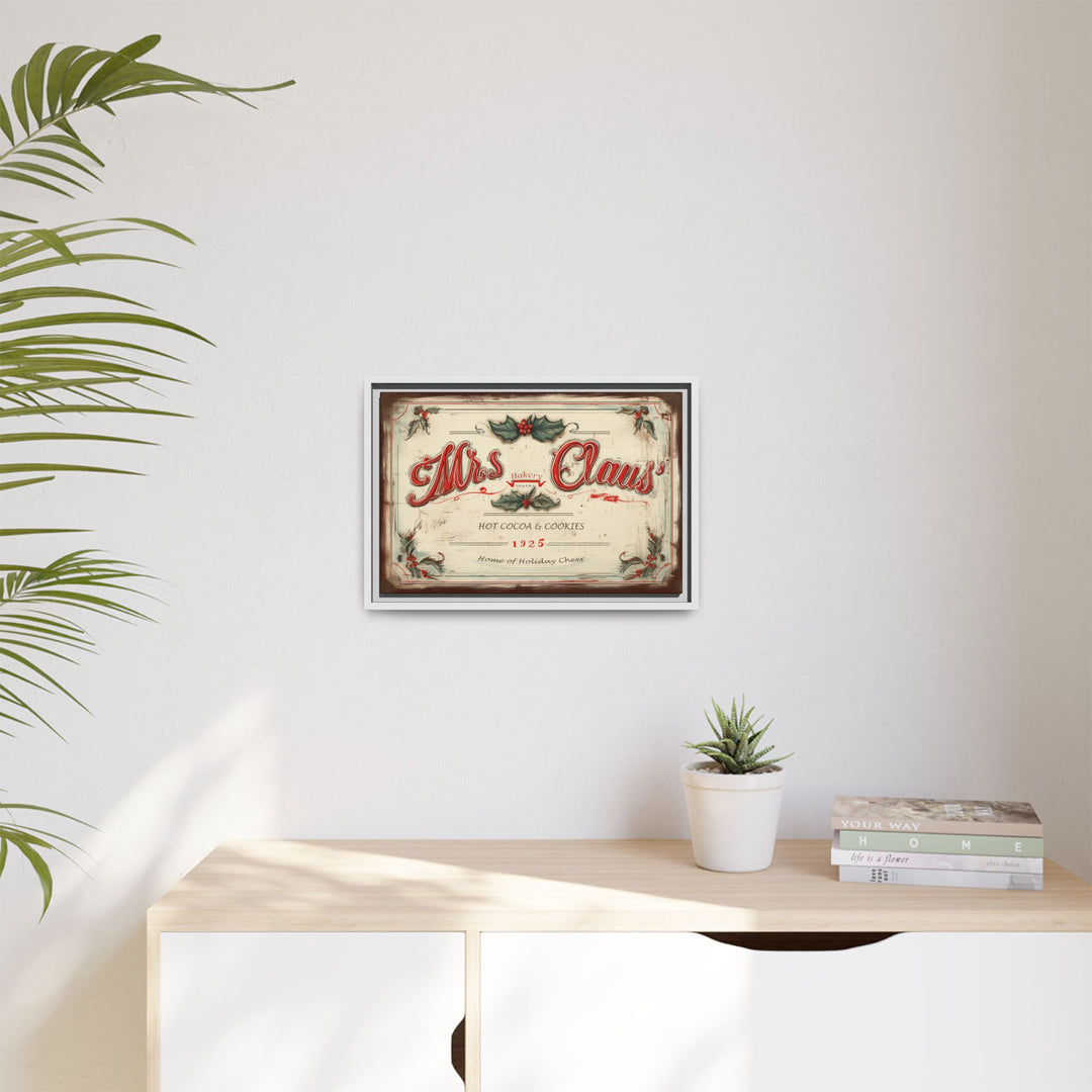 Mrs. Claus’ Bakery Framed