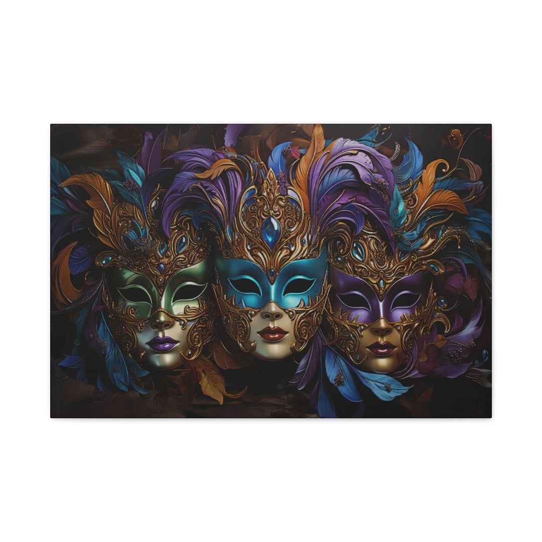 Royal Court of Mardi Gras Matte Canvas - Canvas - Texas Cowboy Creations