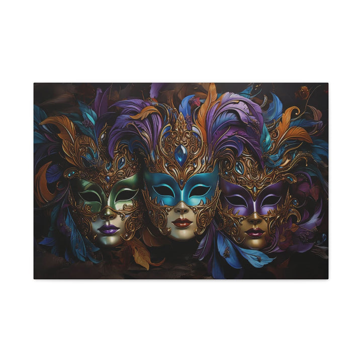 Royal Court of Mardi Gras Matte Canvas - Canvas - Texas Cowboy Creations