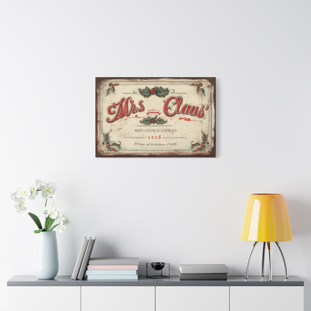 Mrs. Claus’ Bakery Canvas