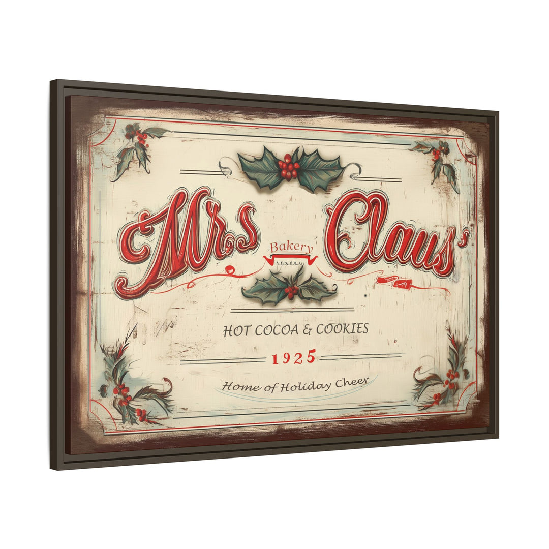 Mrs. Claus’ Bakery Framed
