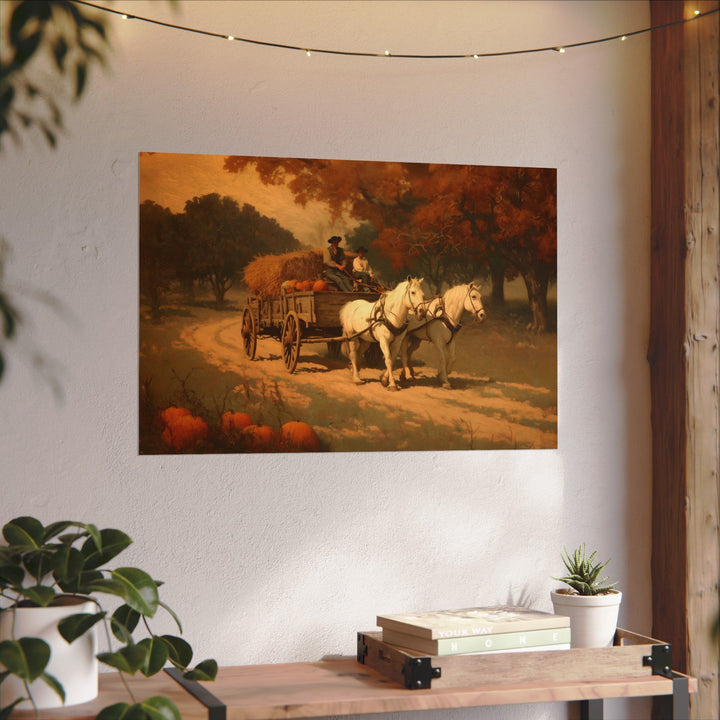 Fathers & Sons, Autumn Ride | Fine Art Print