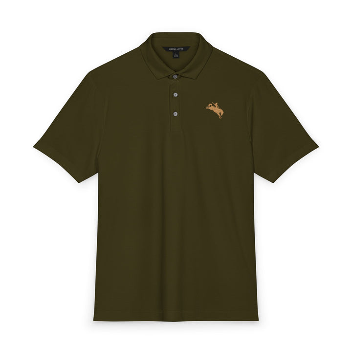 Ride It Out Polo | Gold | 8-Second Apparel