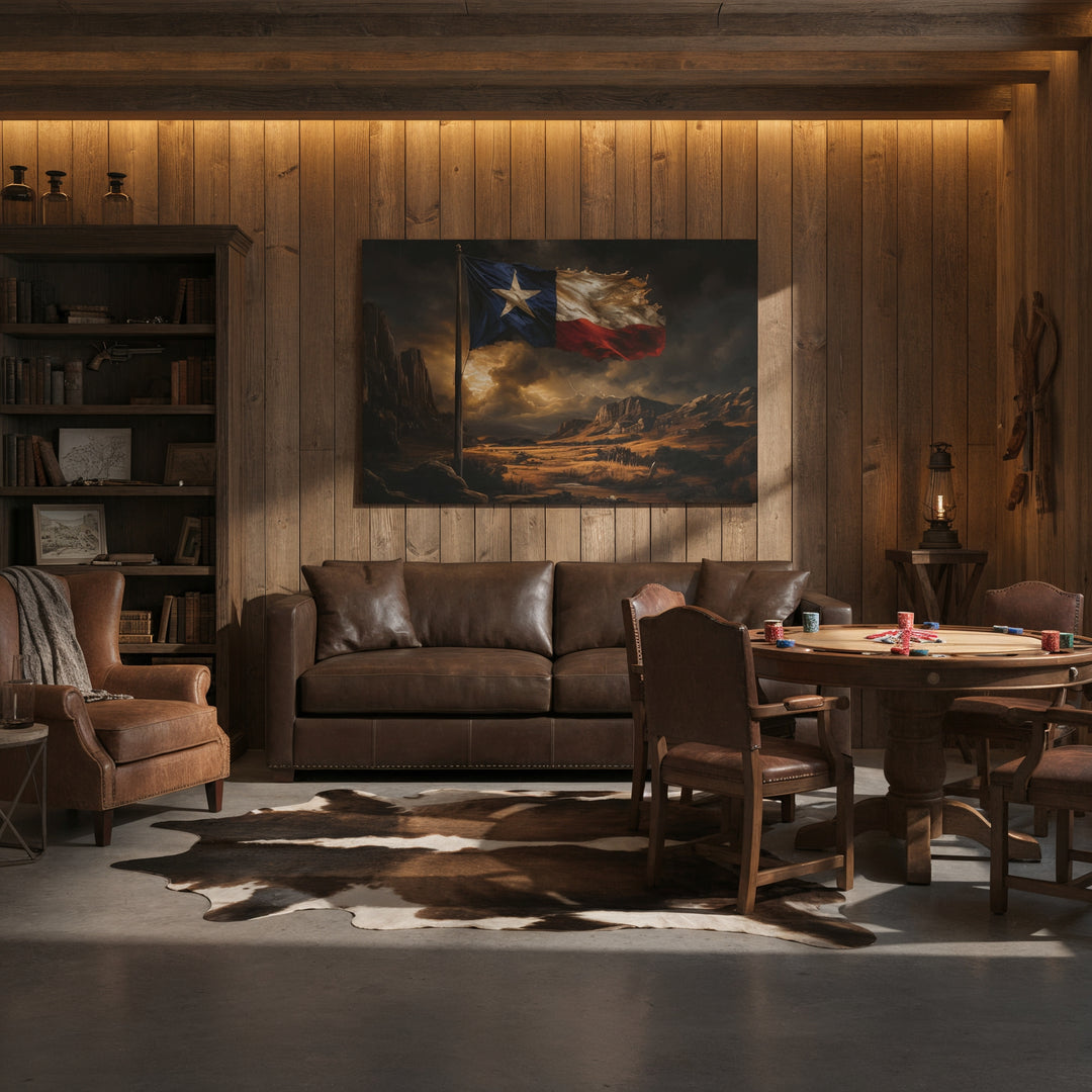 Lone Star Resilience - Canvas - Texas Cowboy Creations