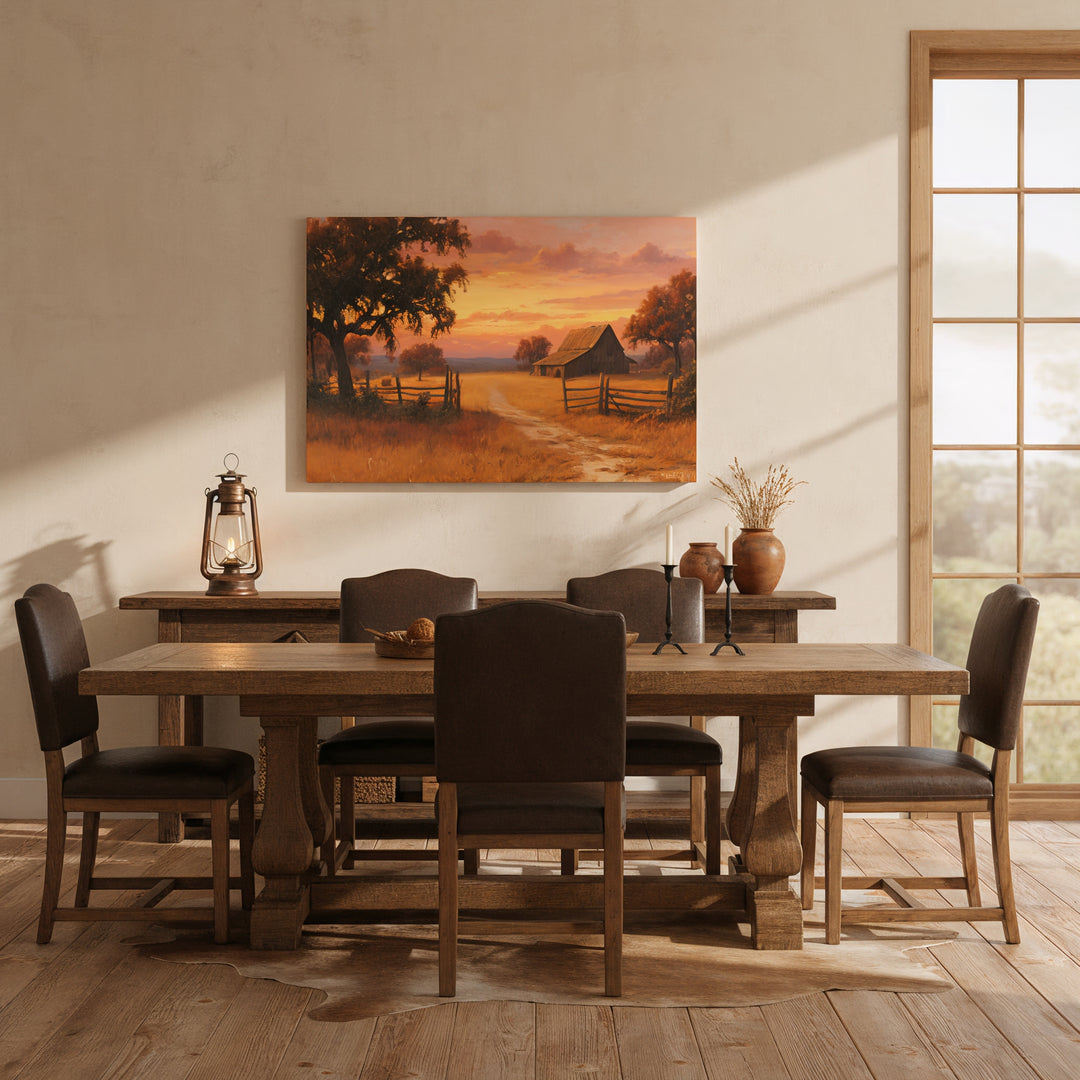 Where Time Rests - Canvas - Texas Cowboy Creations