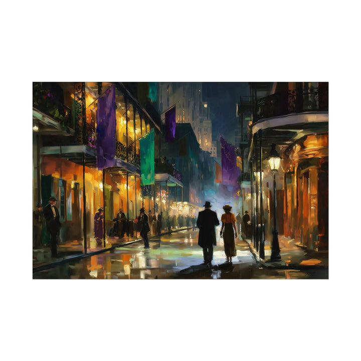 The Calm of Carnival Eve | Fine Art Print - Poster - Texas Cowboy Creations