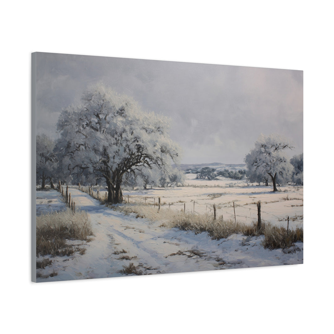 Winter Grace Canvas - Texas Cowboy Creations