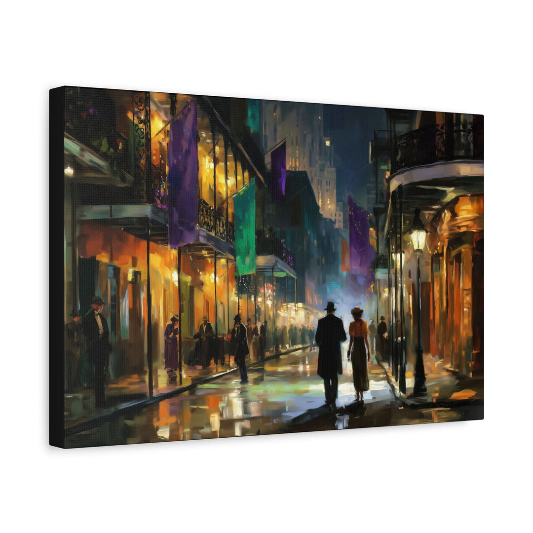 The Calm of Carnival Eve Canvas Wall Art - Canvas - Texas Cowboy Creations