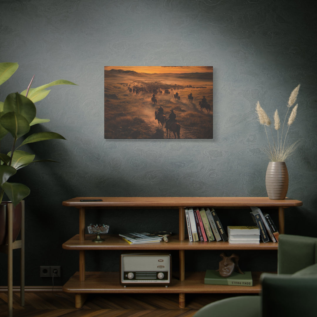 Endless Trails - Horizontal Canvas - Texas Cowboy Creations