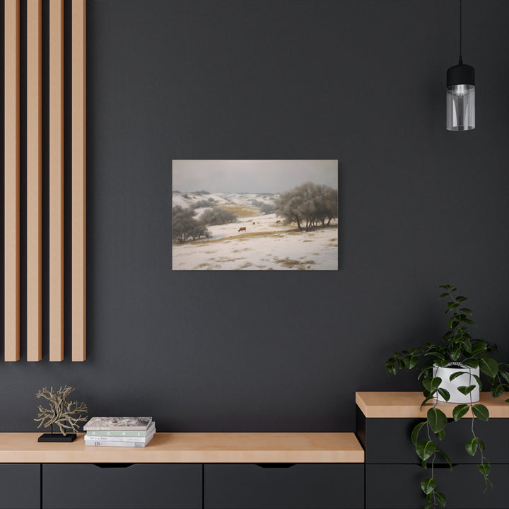 Winter Range  Unframed - Texas Cowboy Creations
