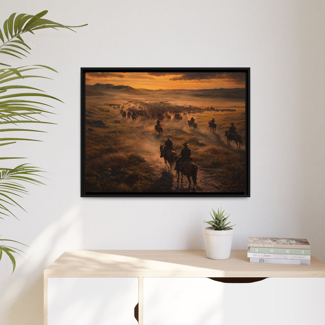 Endless Trails - Horizontal Framed - Texas Cowboy Creations