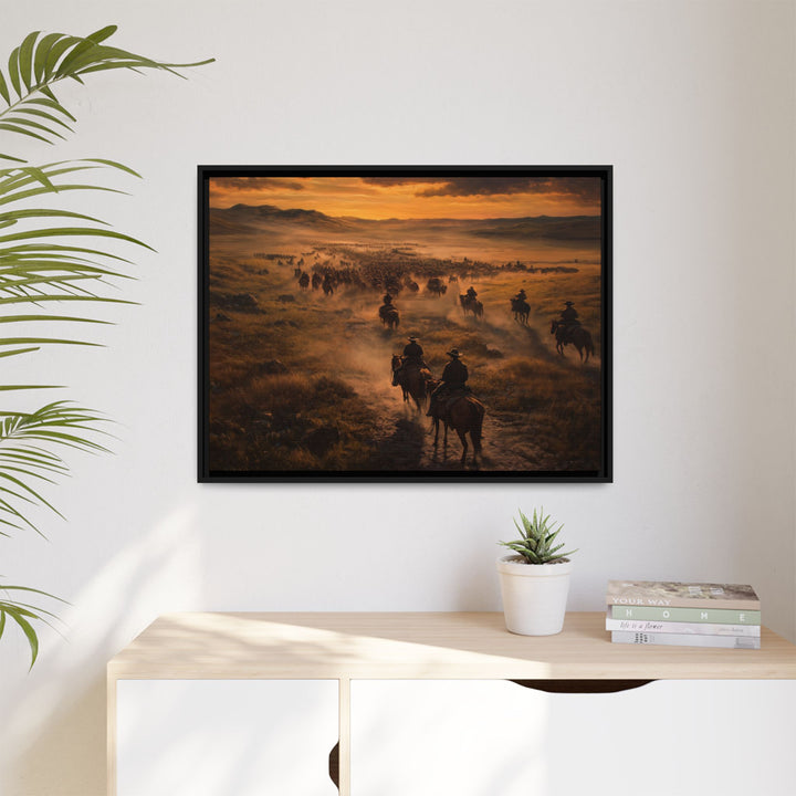 Endless Trails - Horizontal Framed - Texas Cowboy Creations