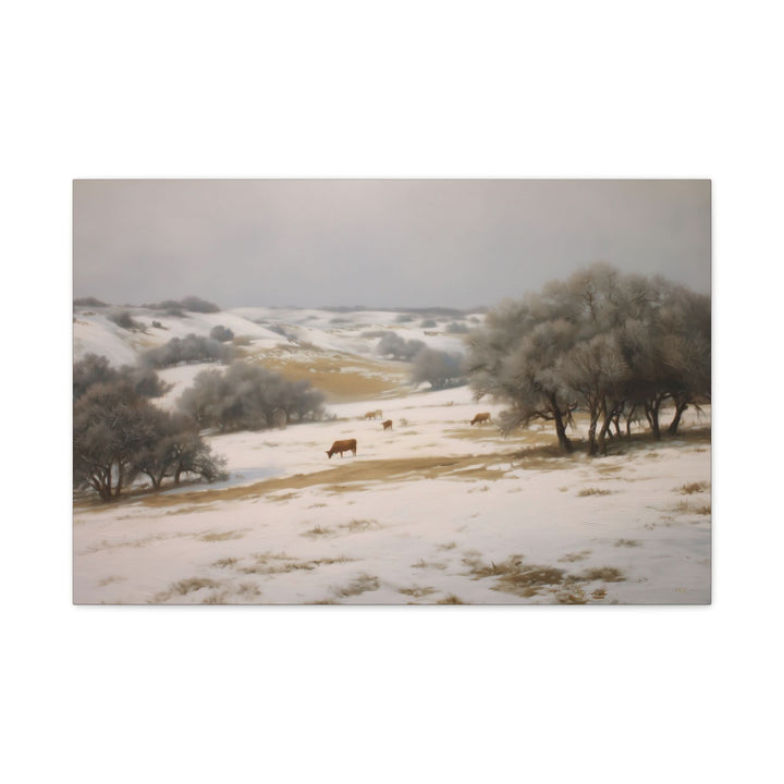 Cold Mornin’ Unframed - Canvas - Texas Cowboy Creations
