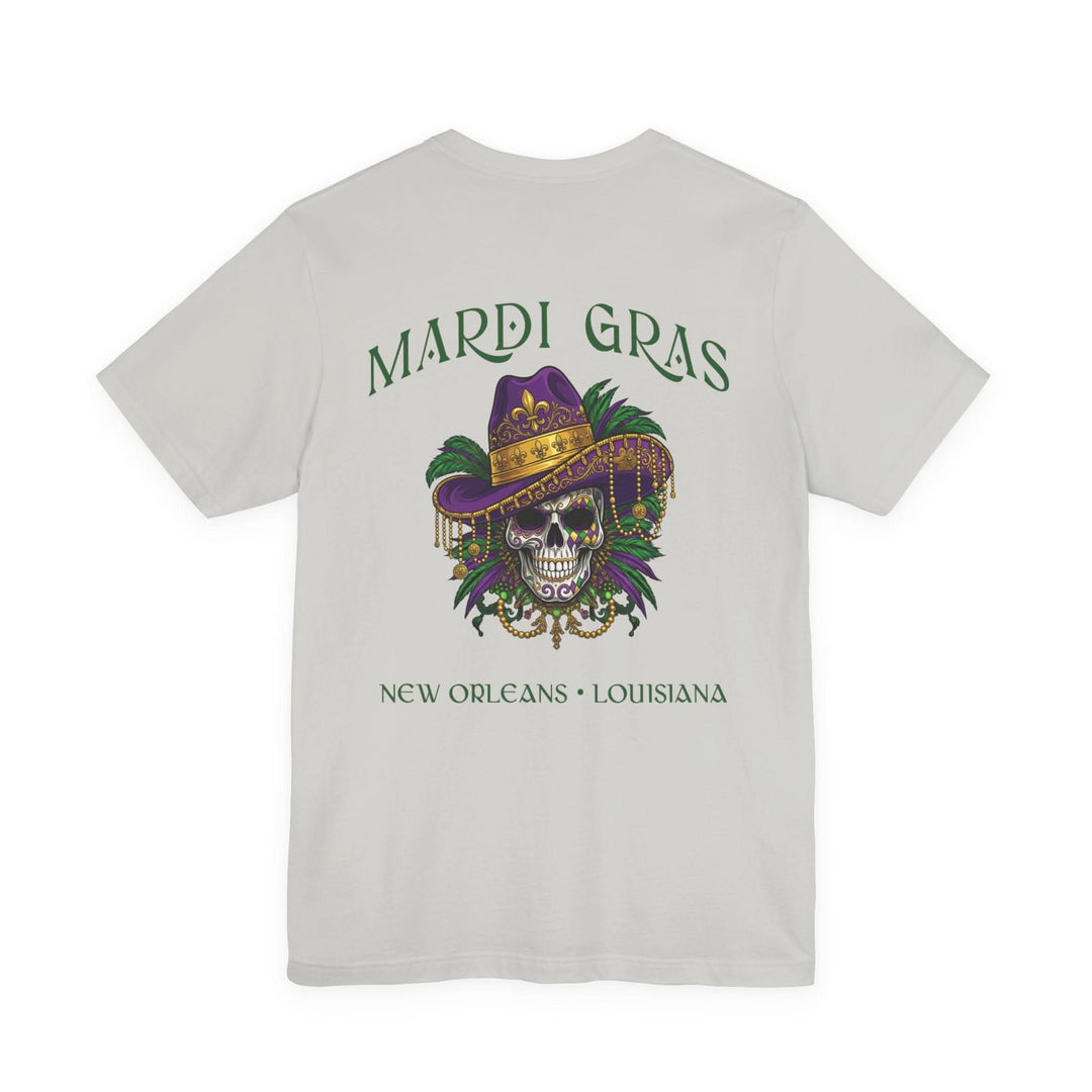 Mardi Gras Skull Tee | New Orleans, Louisiana - T-Shirt - Texas Cowboy Creations