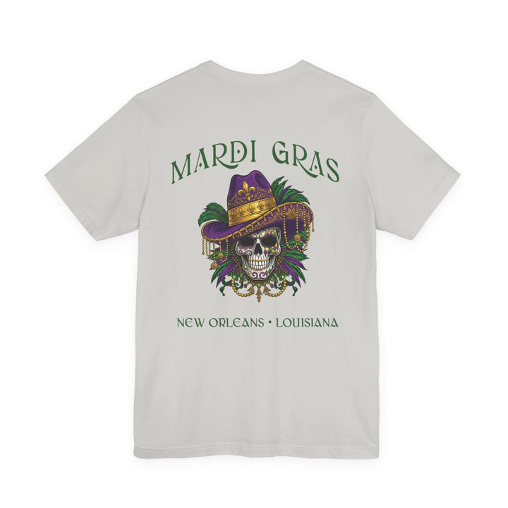 Mardi Gras Skull Tee | New Orleans, Louisiana - T-Shirt - Texas Cowboy Creations