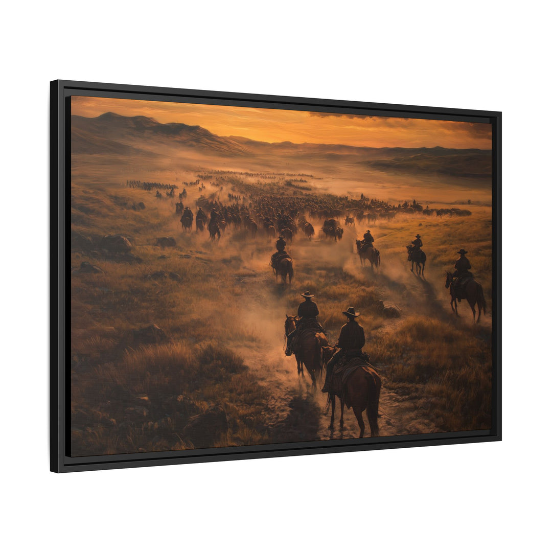Endless Trails - Horizontal Framed - Texas Cowboy Creations
