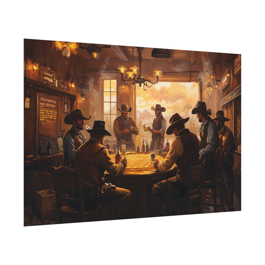 Cards and Cowboys | Fine Art Print