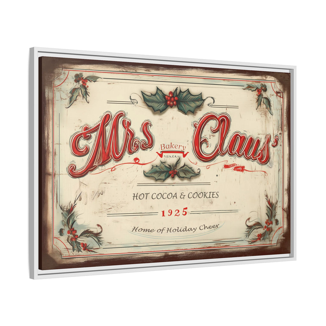 Mrs. Claus’ Bakery Framed