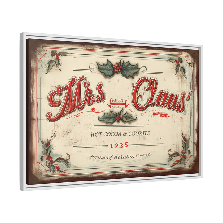 Mrs. Claus’ Bakery Framed