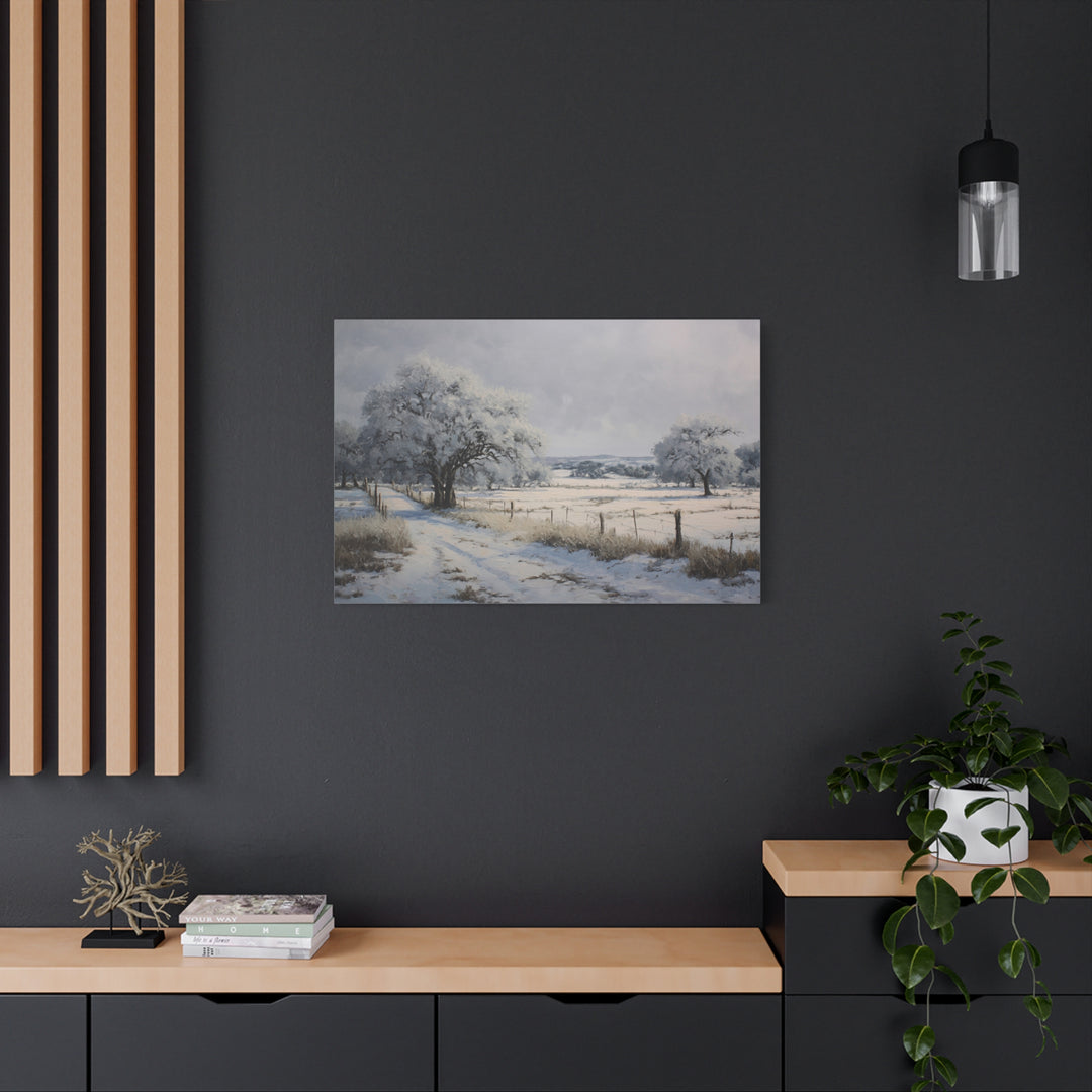 Winter Grace Canvas - Texas Cowboy Creations
