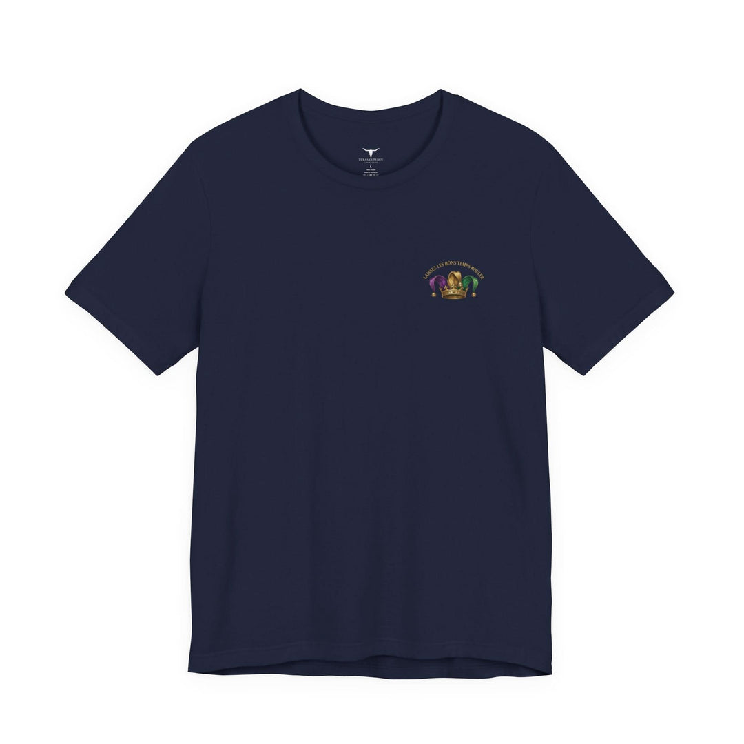 Mardi Gras Jester — New Orleans Carnival Tee - T-Shirt - Texas Cowboy Creations