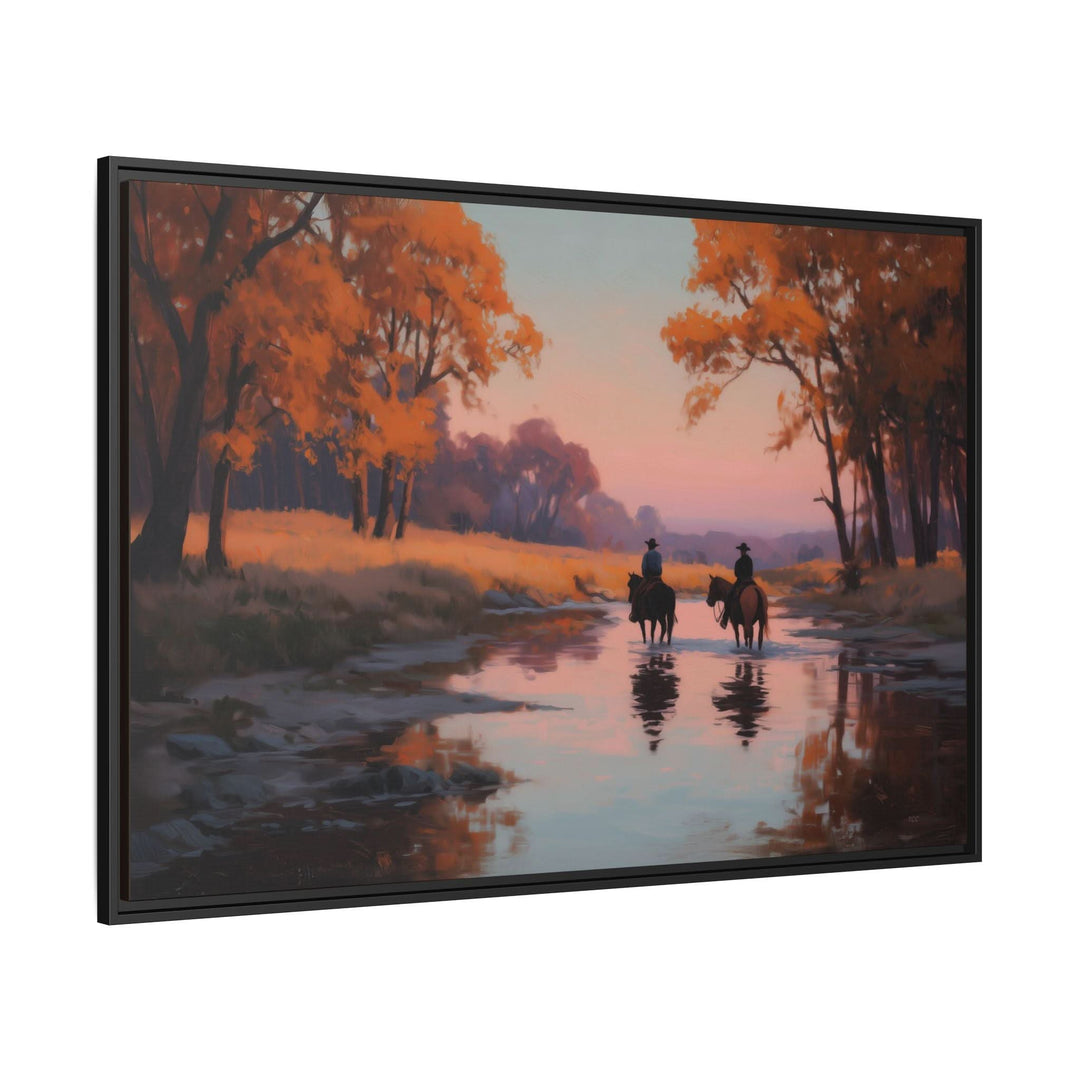 Evening Ride Home - Canvas - Texas Cowboy Creations