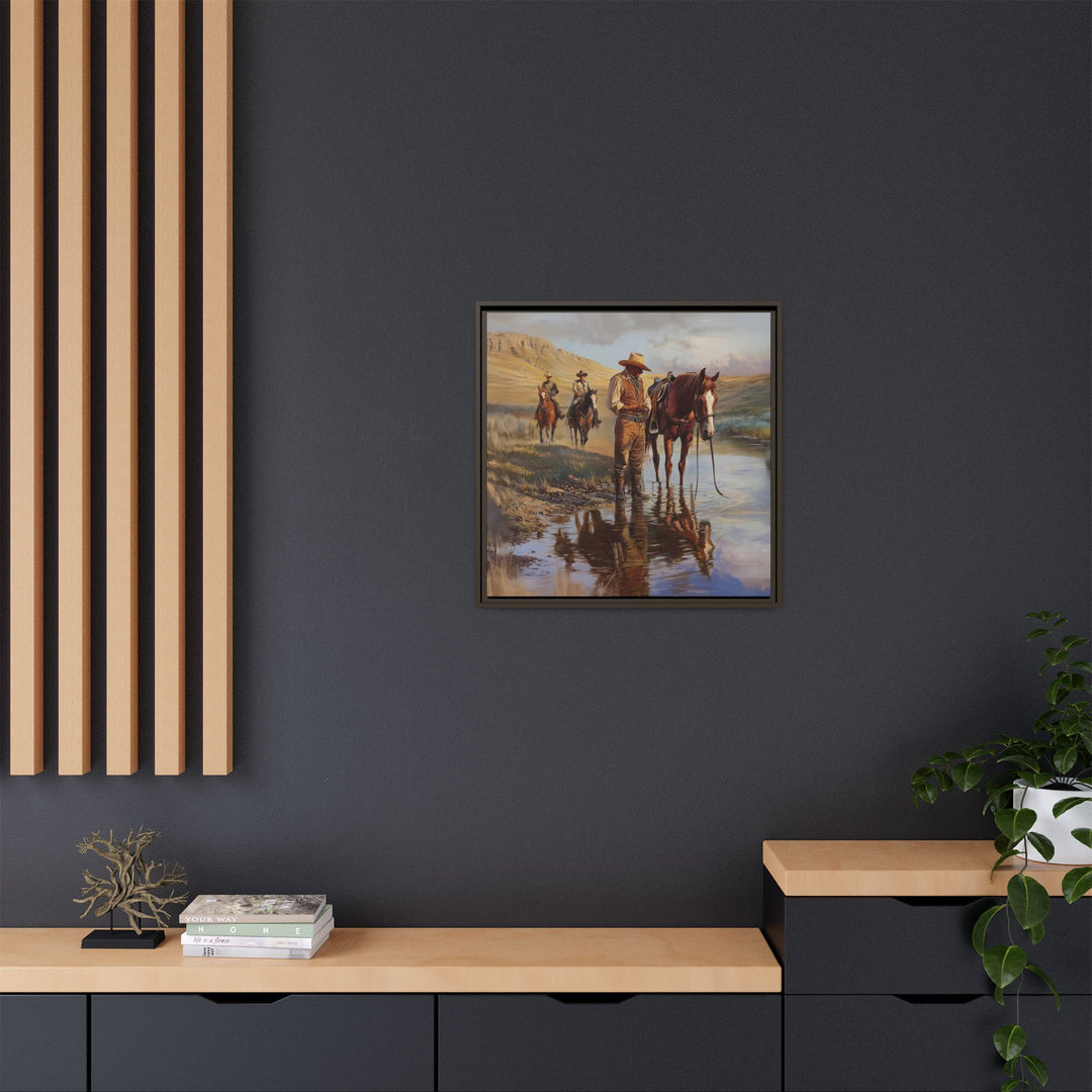 Lone Star Guardians - Framed Canvas - Texas Cowboy Creations