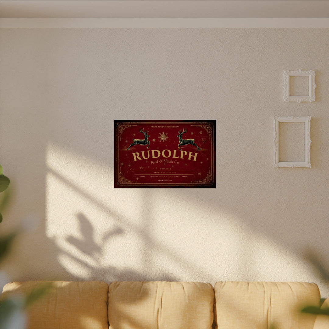 Rudolph Feed & Sleigh Co. | Fine Art Print