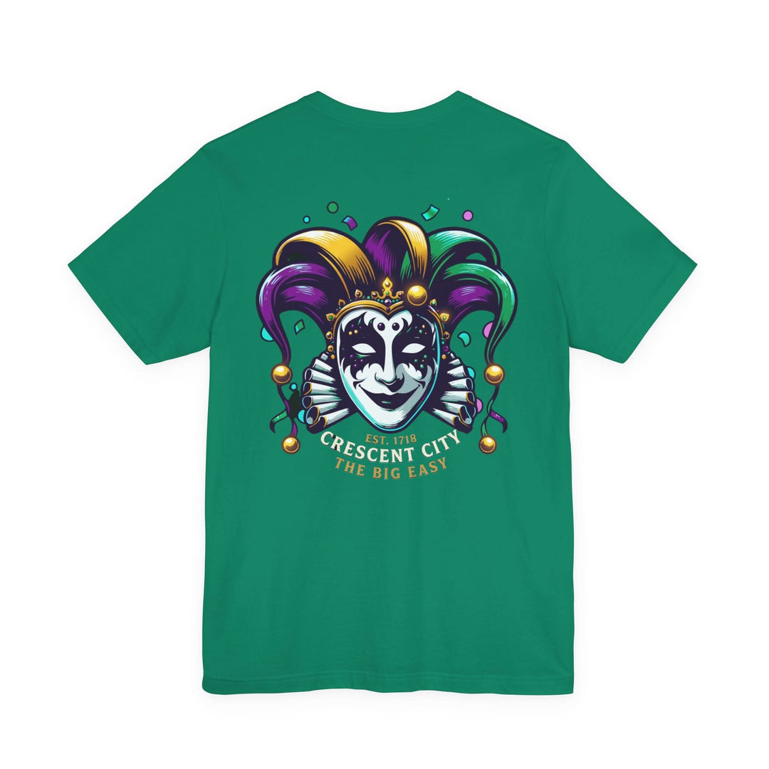 Mardi Gras Jester — New Orleans Carnival Tee - T-Shirt - Texas Cowboy Creations