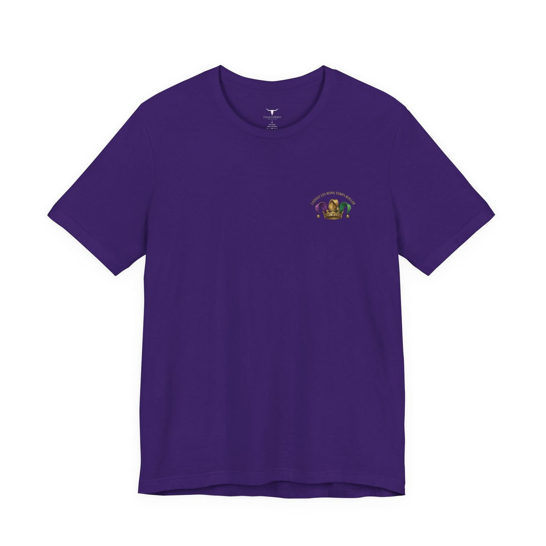 Mardi Gras Jester — New Orleans Carnival Tee - T-Shirt - Texas Cowboy Creations