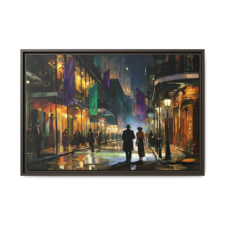 The Calm of Carnival Eve - Canvas - Texas Cowboy Creations