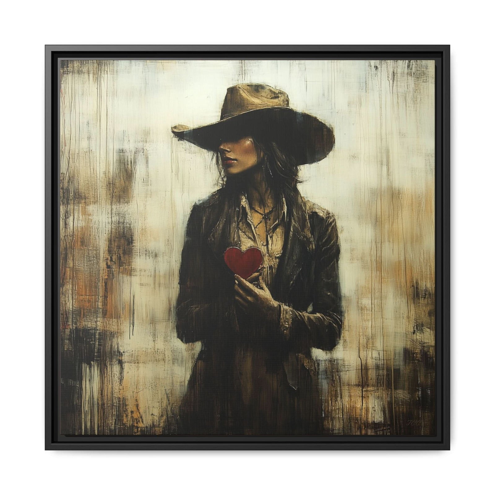 Guarded, Not Hidden - Canvas - Texas Cowboy Creations