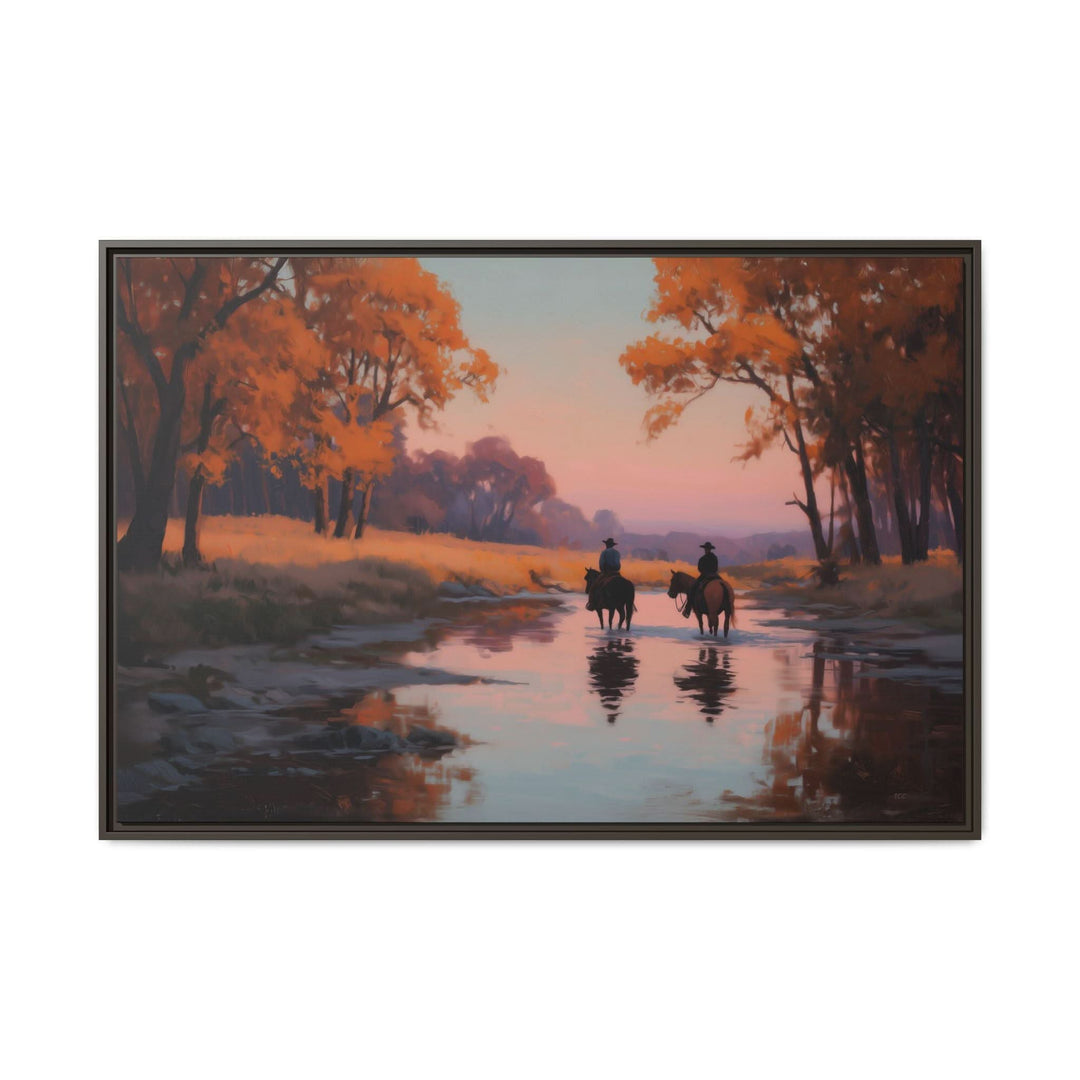 Evening Ride Home - Canvas - Texas Cowboy Creations