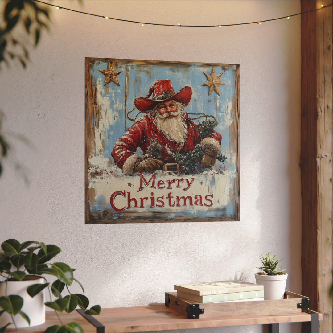 Cowboy Claus | Fine Art Print