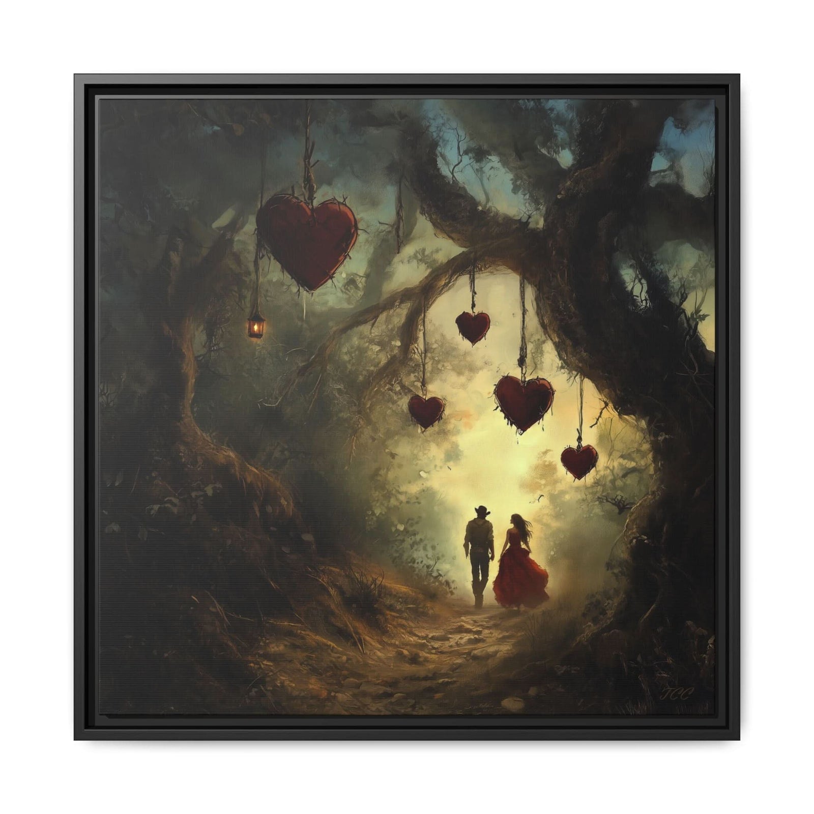 Trail of Hearts - Canvas - Texas Cowboy Creations
