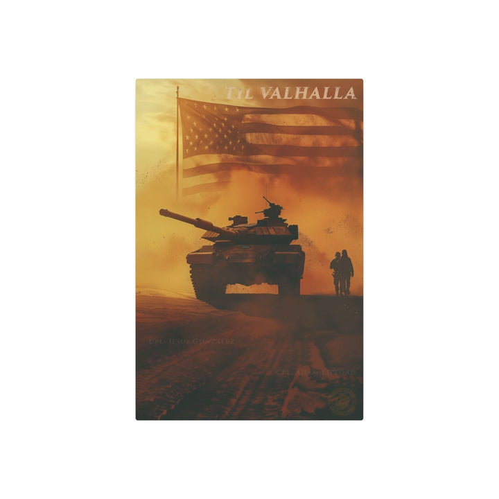 Til Valhalla – Honor &amp; Valor Metal Wall Art - Home Decor - Texas Cowboy Creations