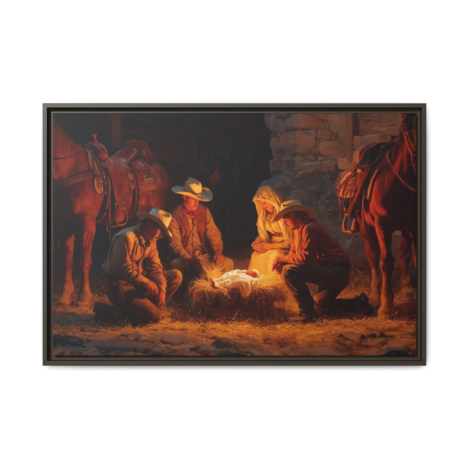 Cowboy Nativity - Texas Cowboy Creations