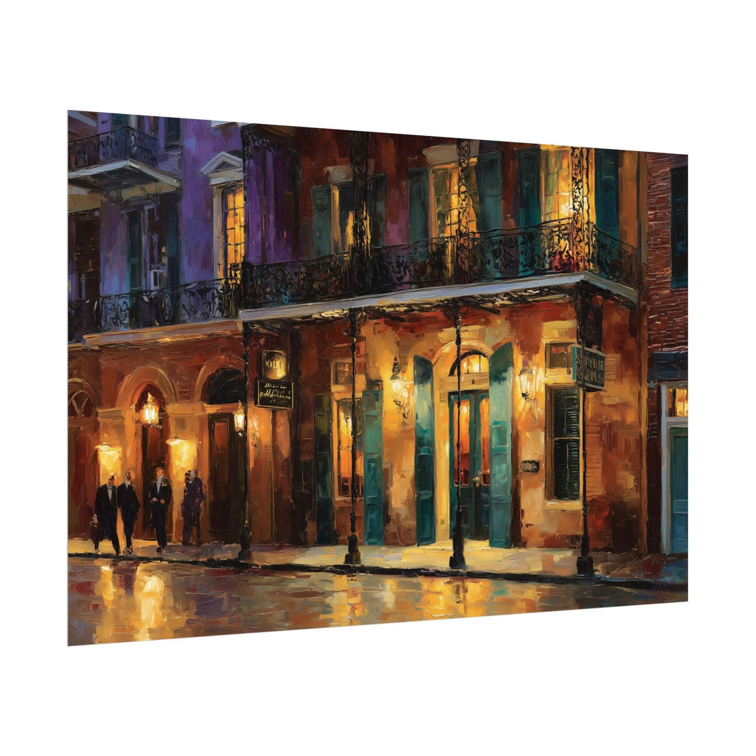 Lantern Light, French Quarter | Fine Art Print - Poster - Texas Cowboy Creations