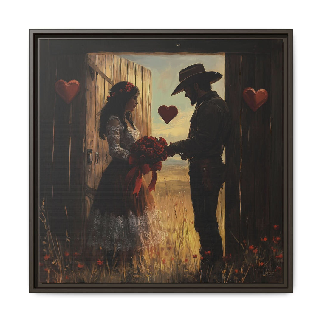 Cowboy Valentine - Canvas - Texas Cowboy Creations
