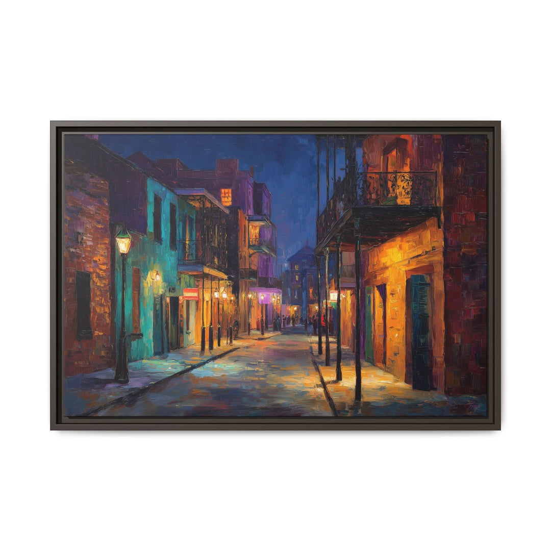 Quiet Night on Royal Street - Canvas - Texas Cowboy Creations