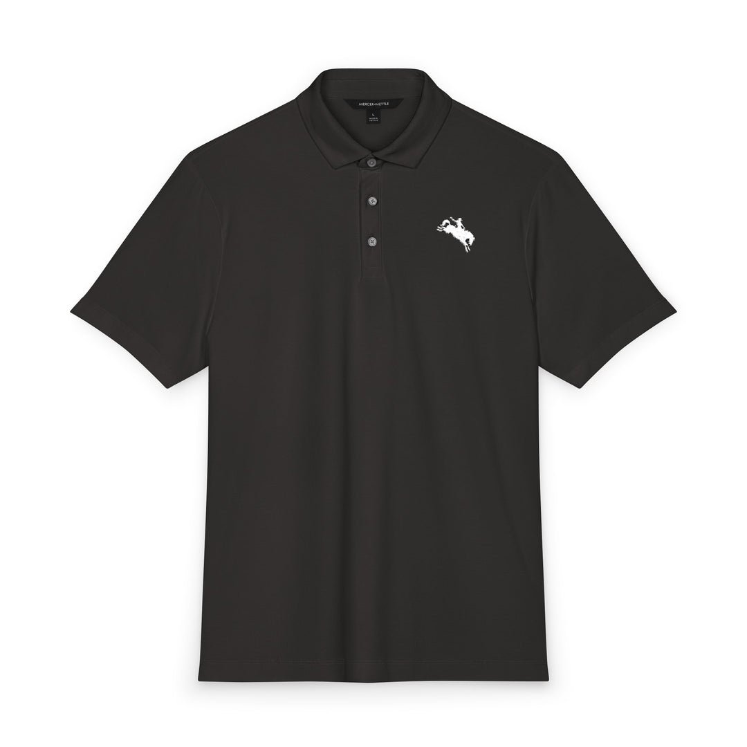 Ride It Out Polo | White | 8-Second Apparel