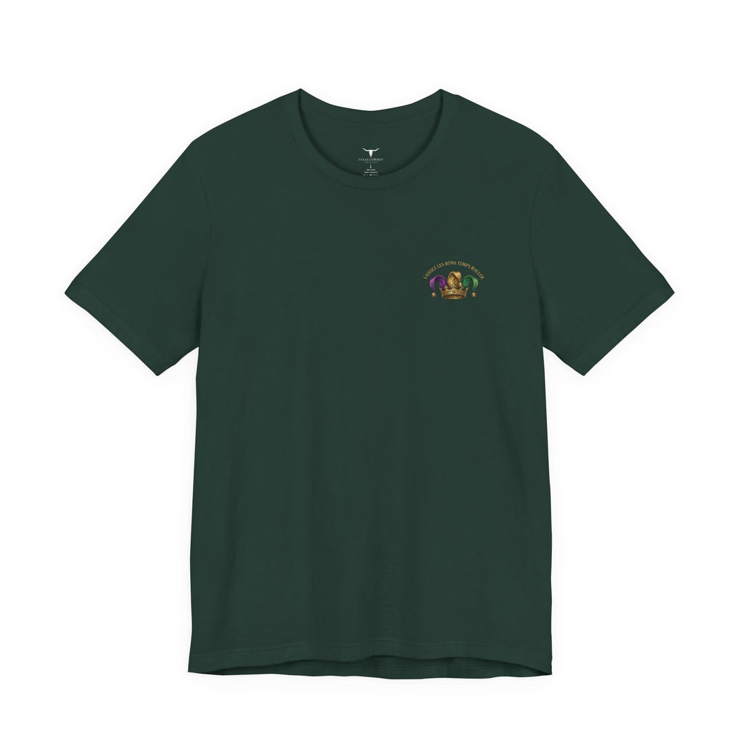 Mardi Gras Jester — New Orleans Carnival Tee - T-Shirt - Texas Cowboy Creations