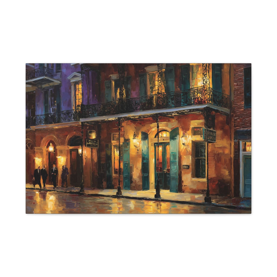 Lantern Light, French Quarter Canvas - Canvas - Texas Cowboy Creations