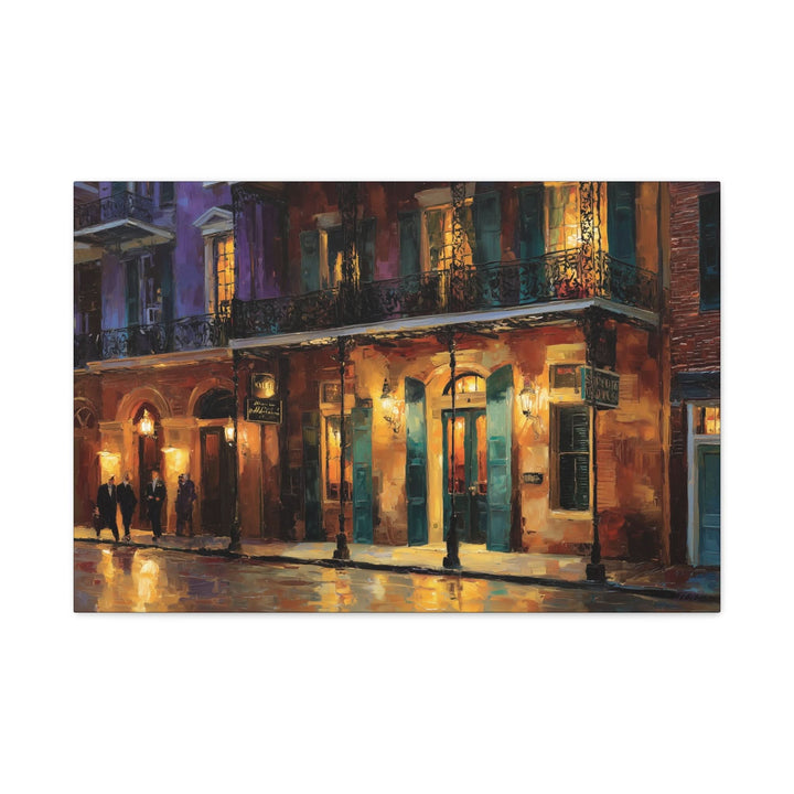 Lantern Light, French Quarter Canvas - Canvas - Texas Cowboy Creations