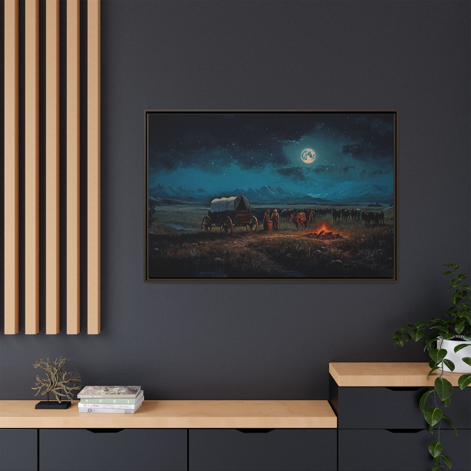 Under the Moonlit Prairie Sky - Texas Cowboy Creations