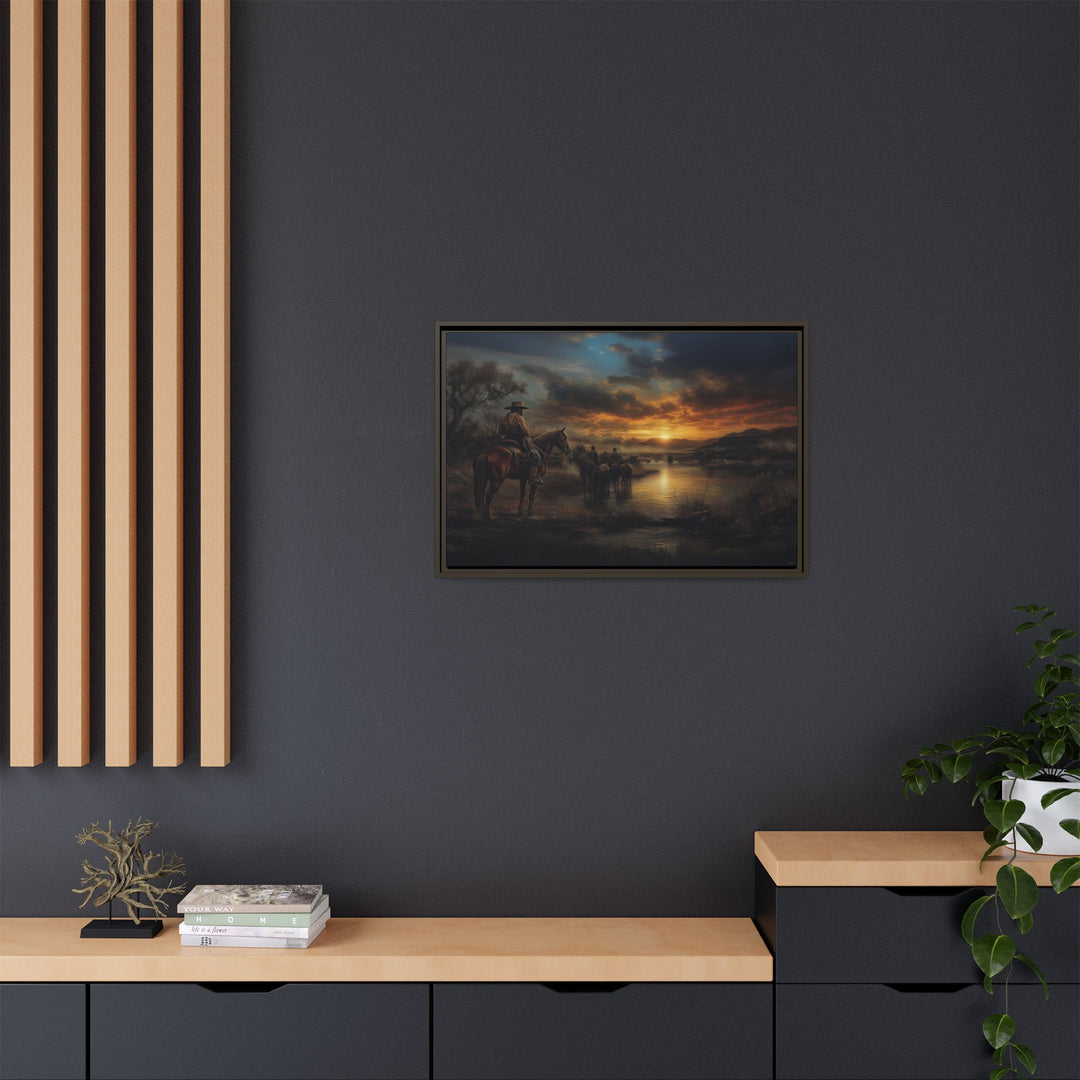 Stewards of the Lone Star Legacy Framed Horizontal - Texas Cowboy Creations