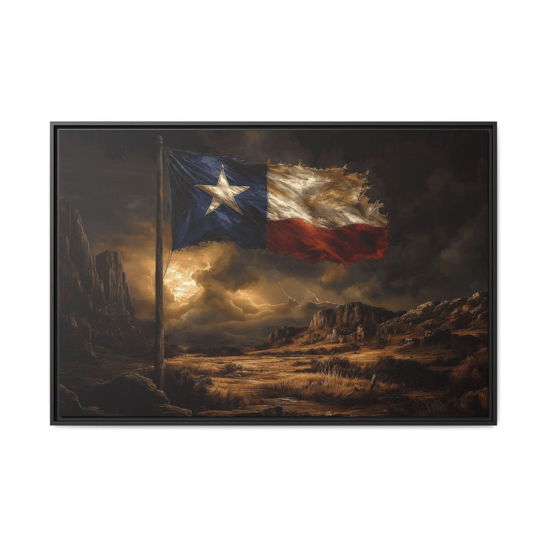 Lone Star Resilience - Canvas - Texas Cowboy Creations