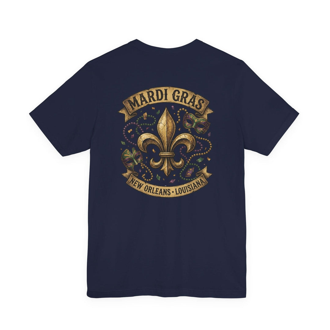 Mardi Gras Fleur - de - Lis Tee | New Orleans, Louisiana - T-Shirt - Texas Cowboy Creations