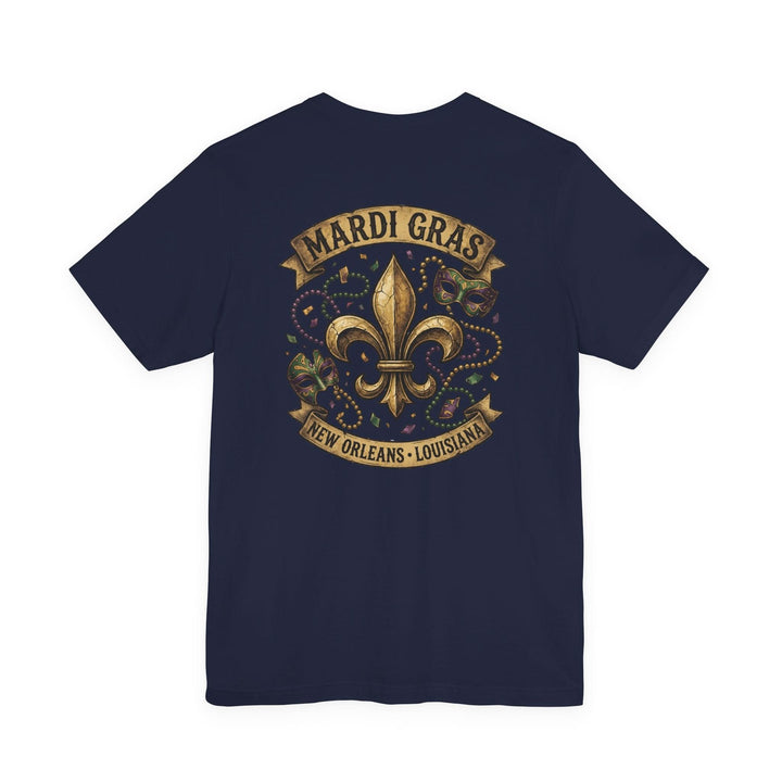Mardi Gras Fleur - de - Lis Tee | New Orleans, Louisiana - T-Shirt - Texas Cowboy Creations