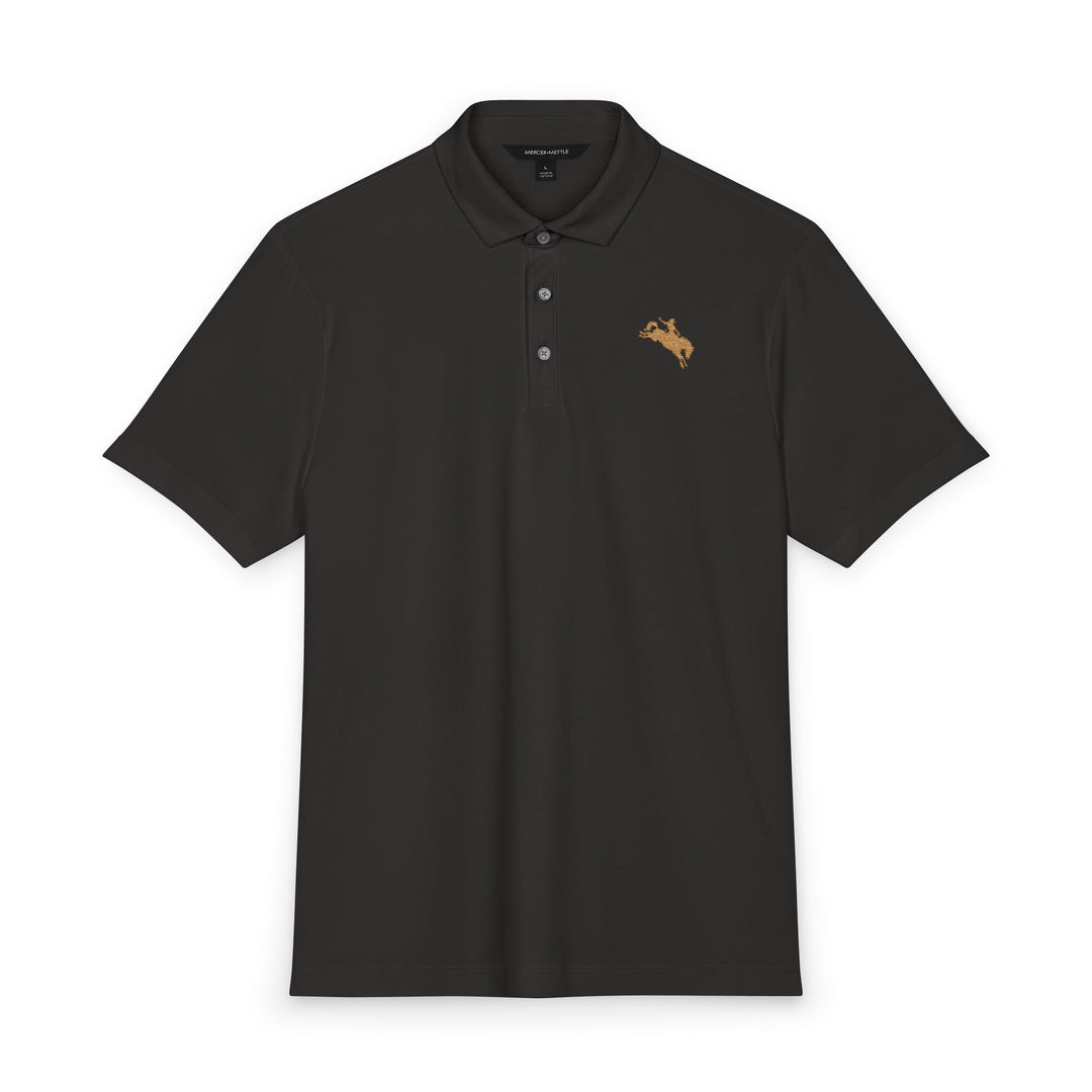 Ride It Out Polo | Gold | 8-Second Apparel